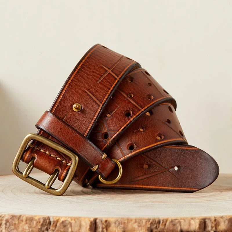 Fortezza Double Buckle Belt