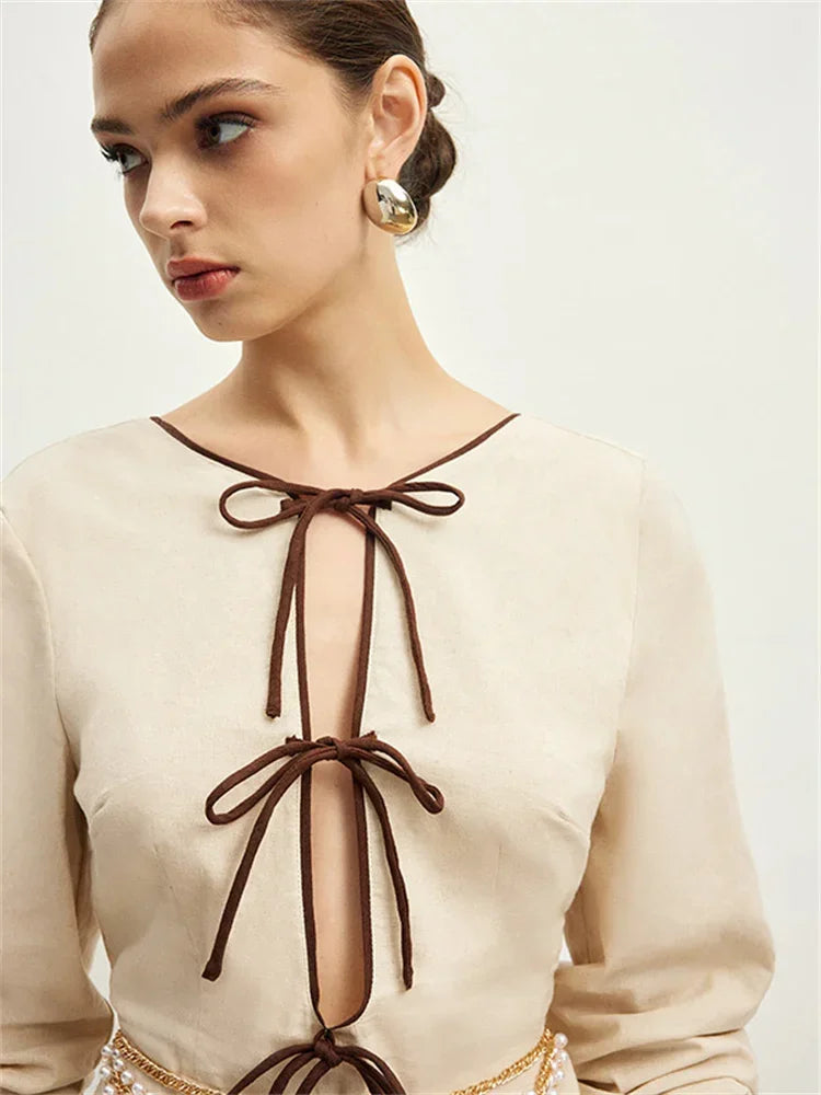 Valentina Open-Front Dress