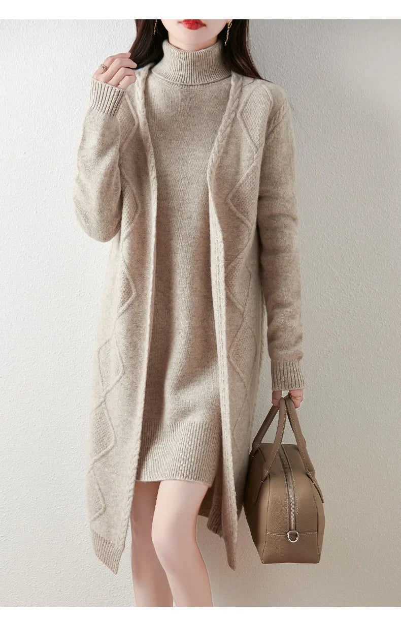 Copenhagen Cable-Knit Cardigan