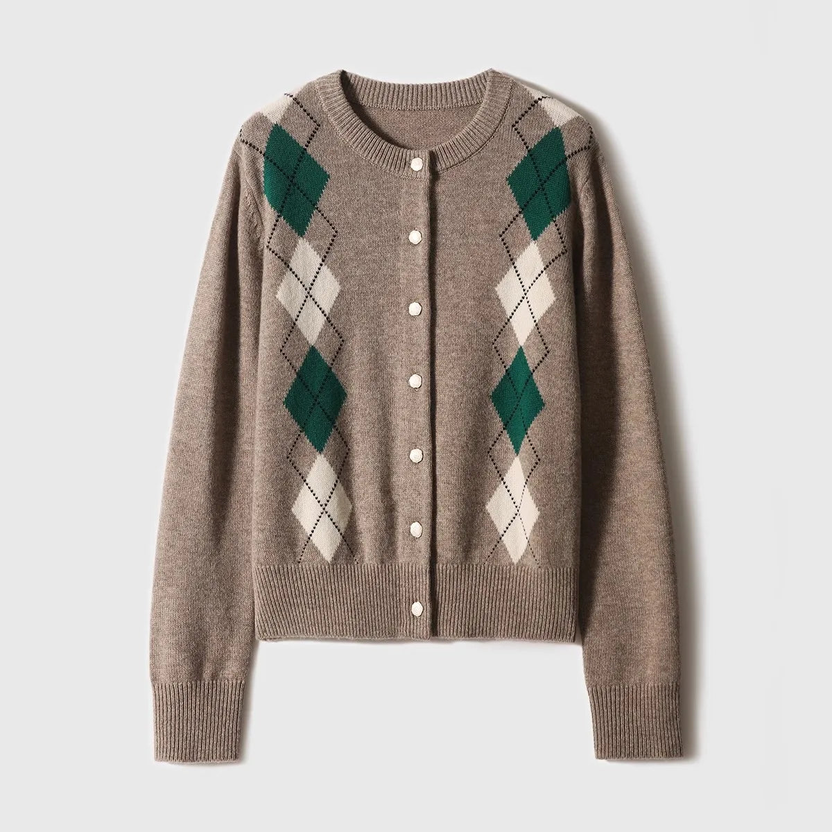 Elle Diamond Cashmere Cardigan