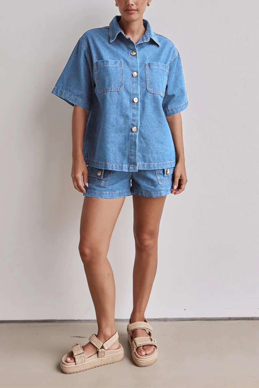 Marais 100% Cotton Denim Set