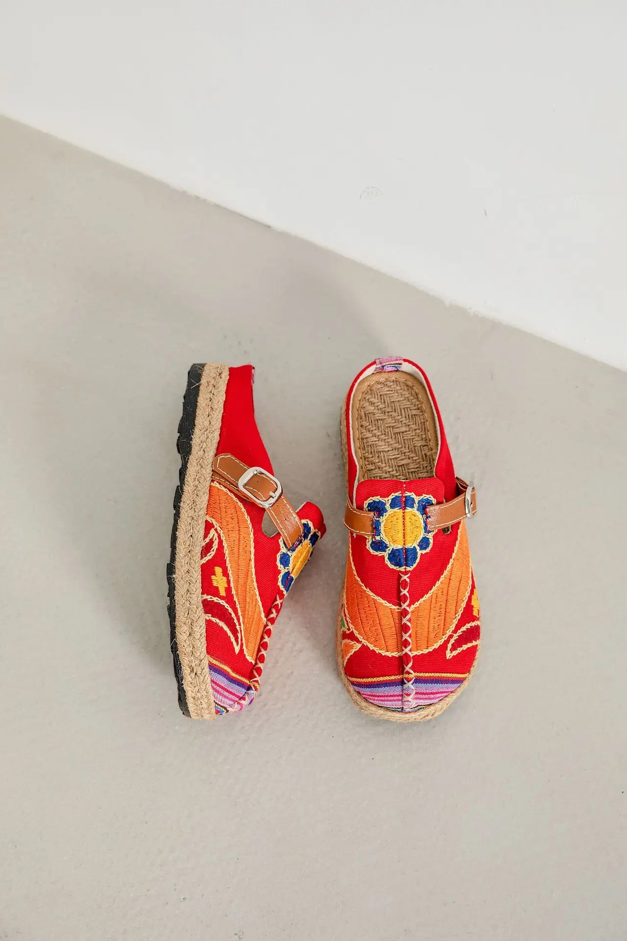 Evelyn Rojas Woven Slip-Ons
