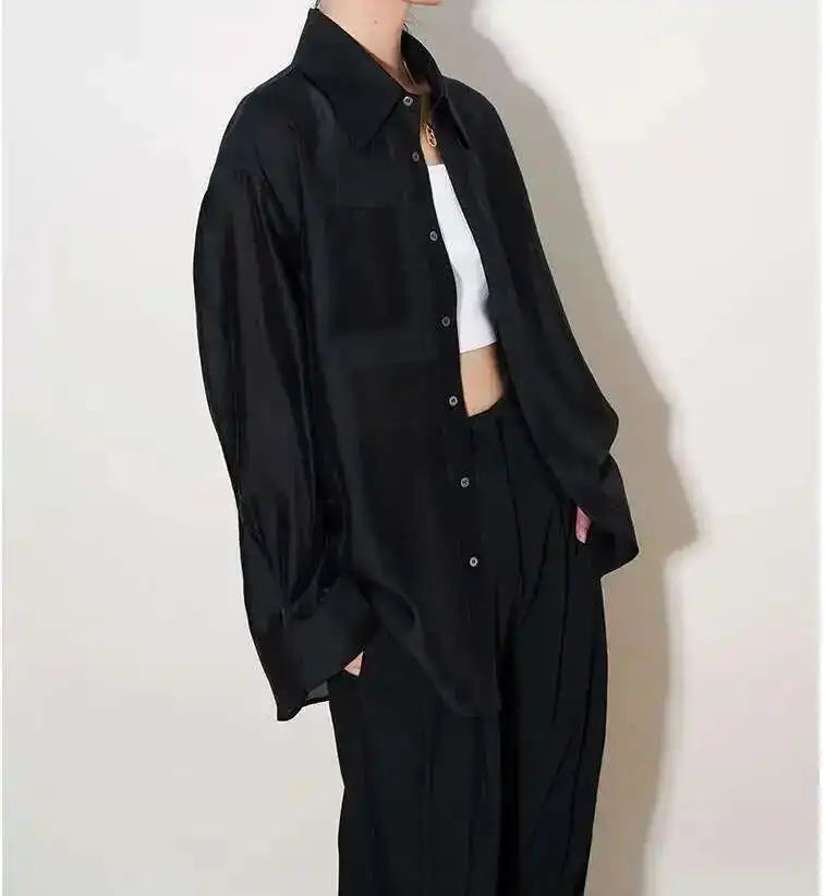 The Flowing Silk Poplin Blouse