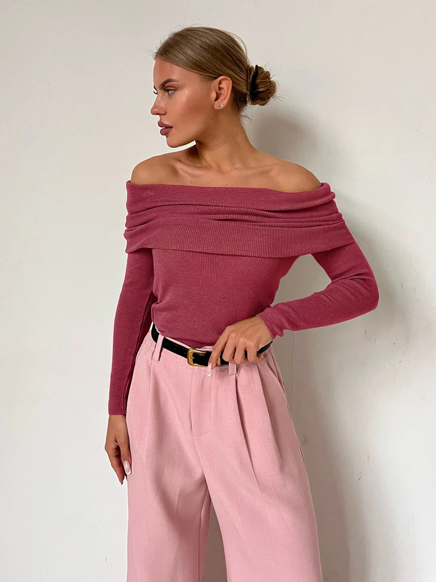 Orvieto Off-Shoulder Knit Top