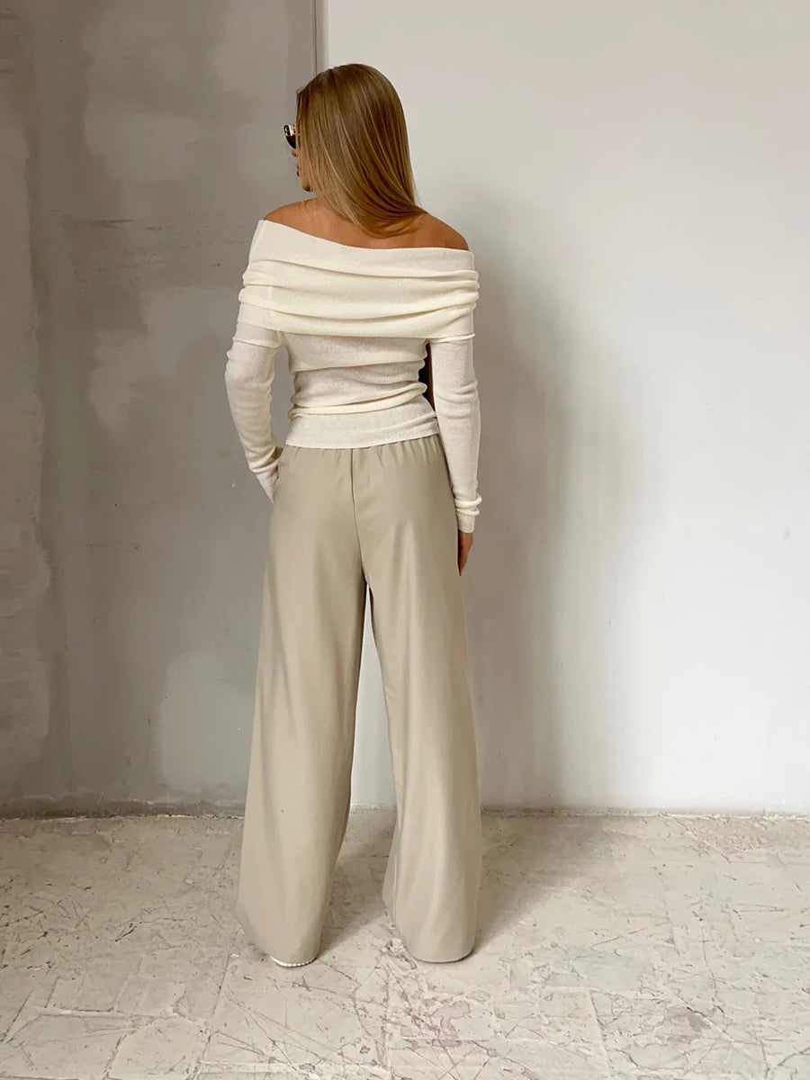 Orvieto Off-Shoulder Knit Top