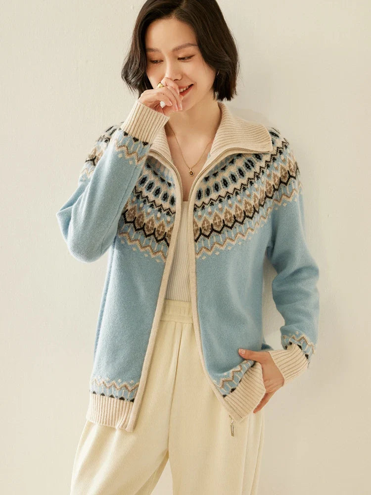 Strathan Cashmere Zip-Up