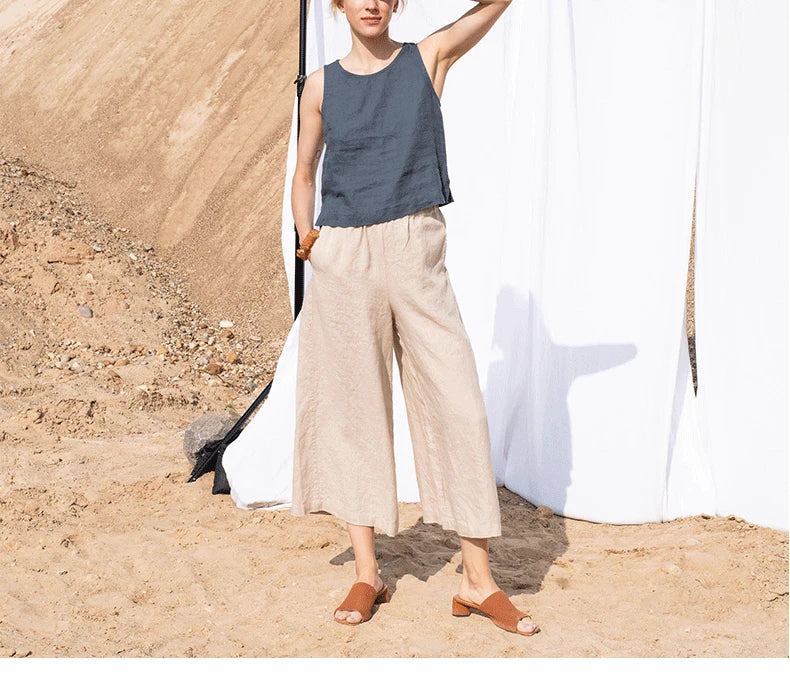 Marinette Linen Tank