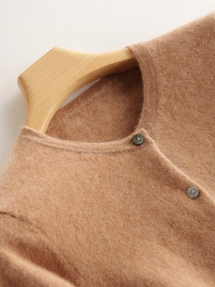Ashford Cashmere Crew Cardigan