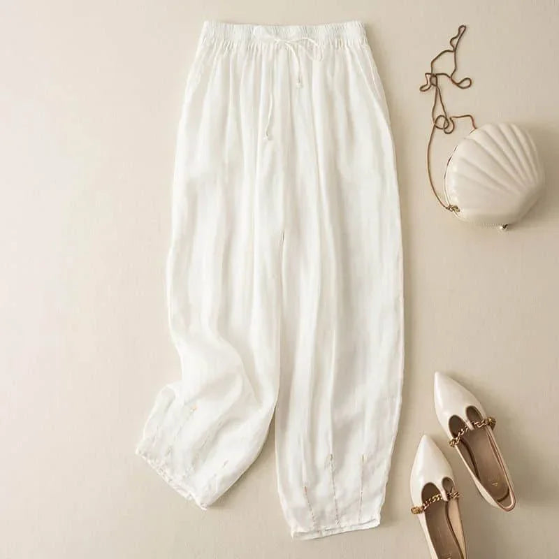 Fleurine Linen Pants