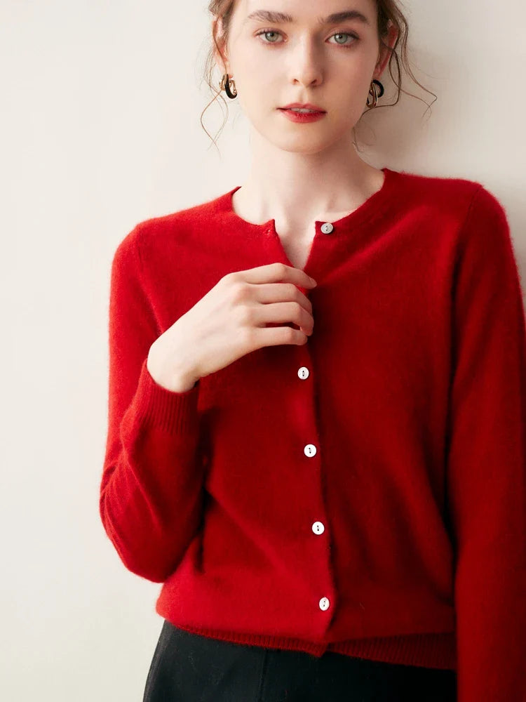 Ashford Cashmere Crew Cardigan