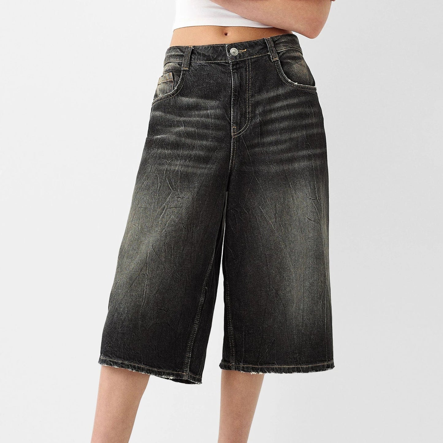 Devon Denim Bermuda shorts