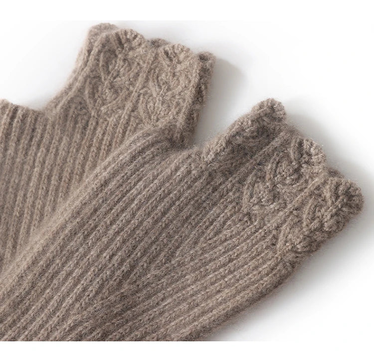 Alpine Whisper Cashmere Mitts