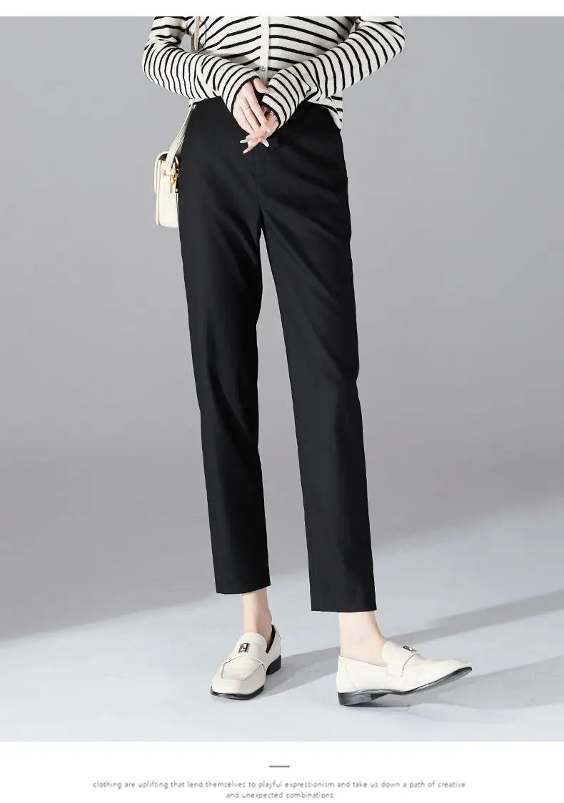 Castello High-Waist Trousers