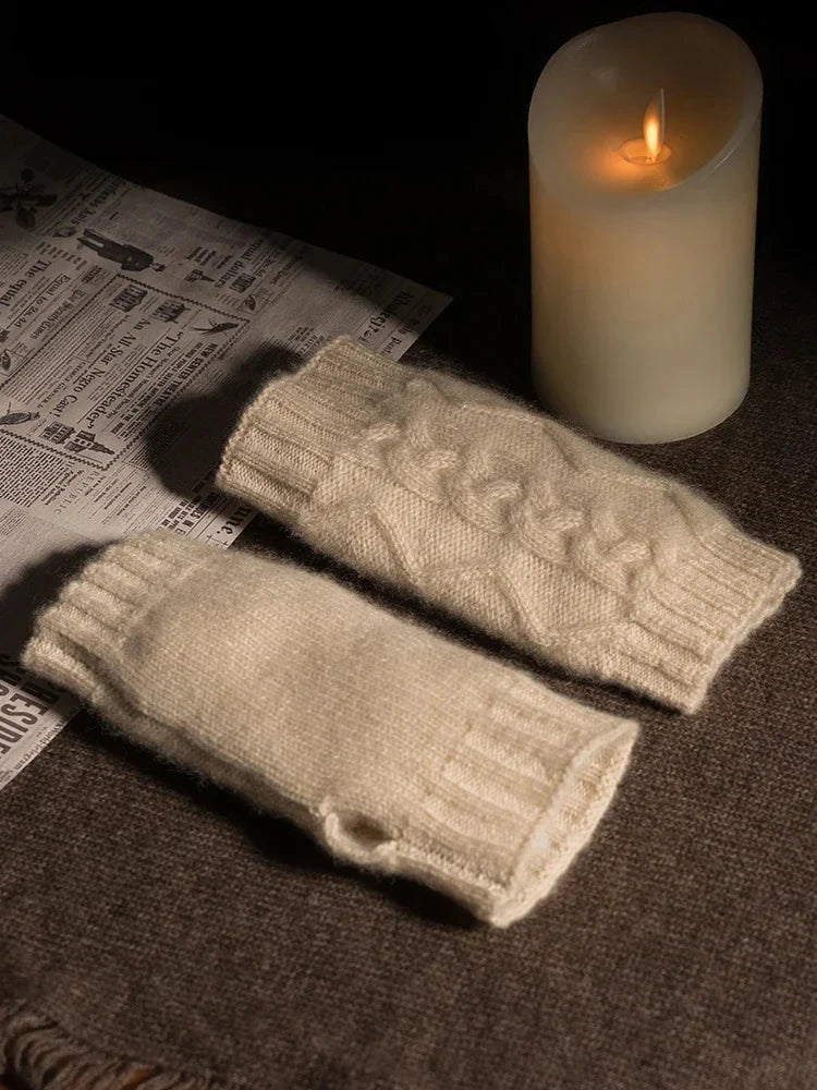 Cashmere Fingerless Gloves