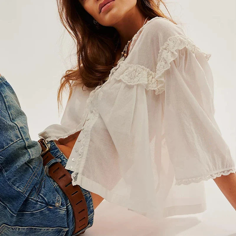 Marais Ruffle Blouse