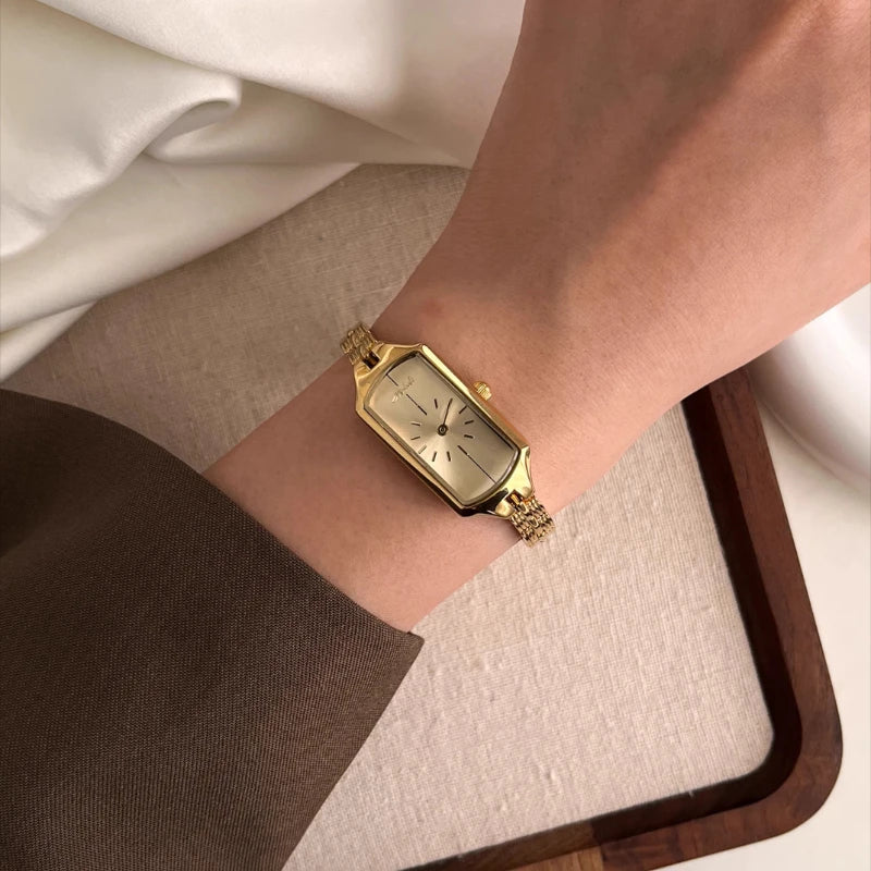 Solenne Gold Link Watch