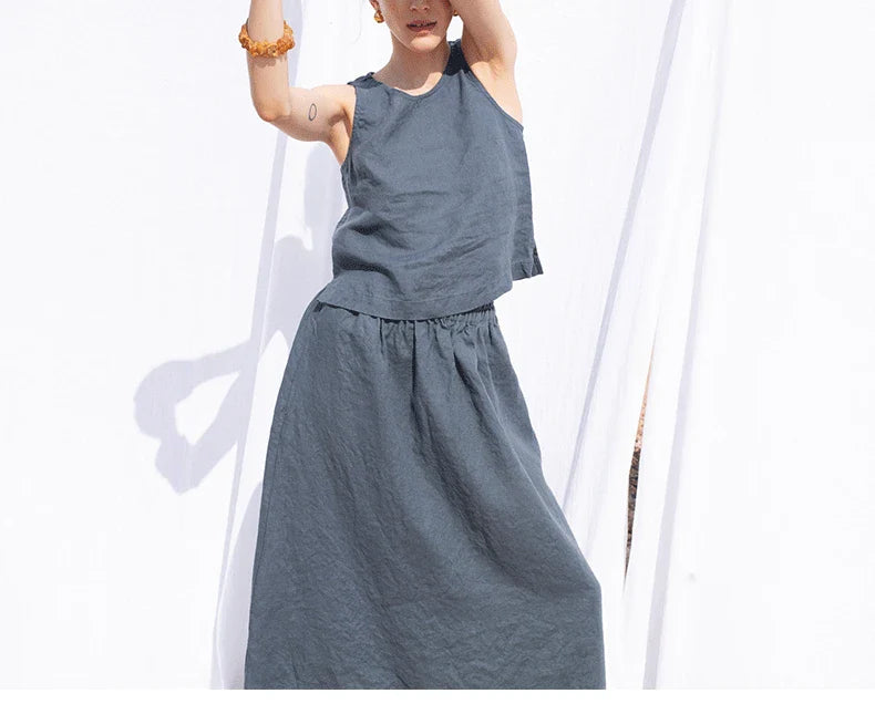 Marinette Linen Tank