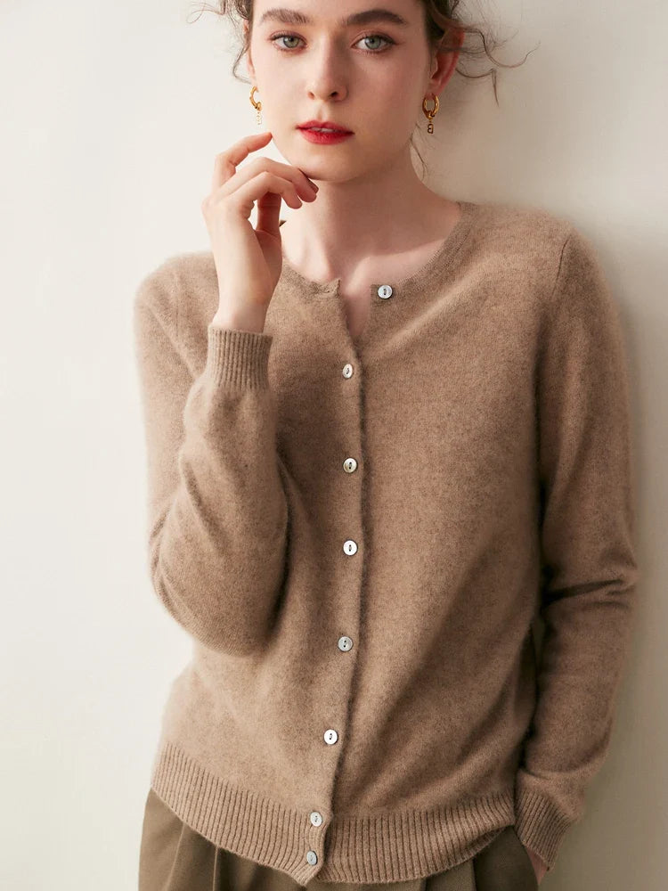Ashford Cashmere Crew Cardigan