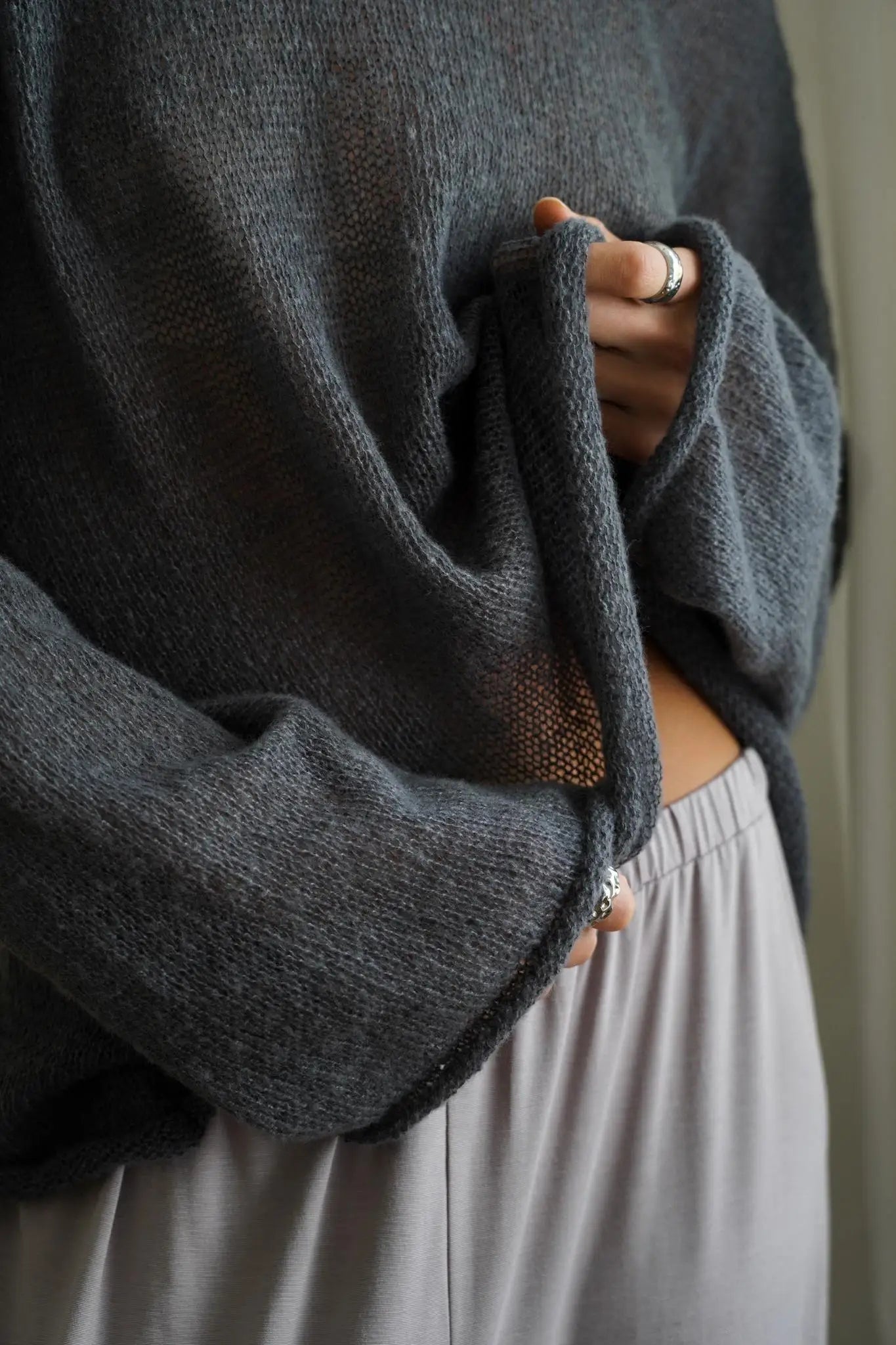 Liora Relaxed Crewneck Sweater