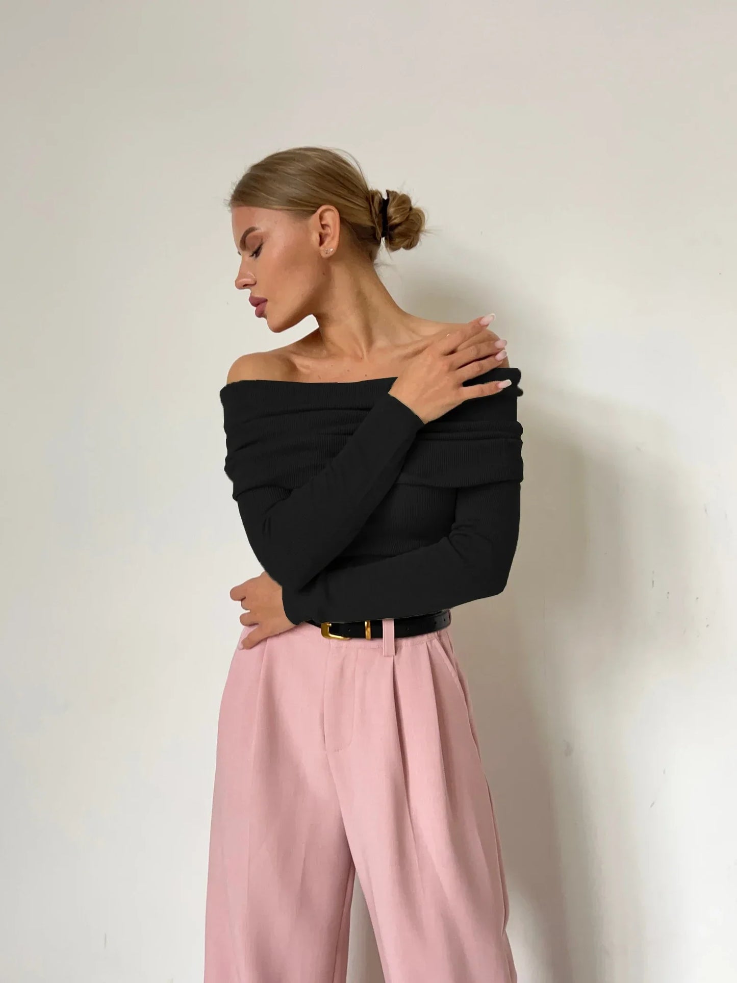Orvieto Off-Shoulder Knit Top