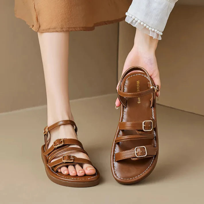 Malibu Leather Sandals