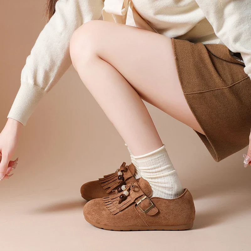 Marlowe Fringe Bead Loafers