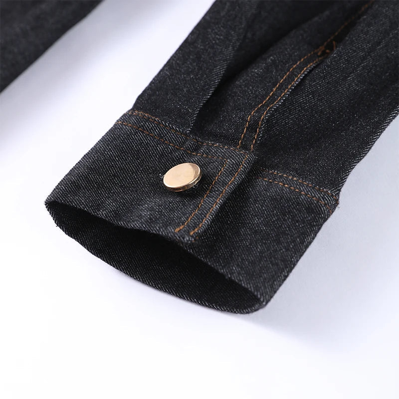 Marenza Button Denim Set