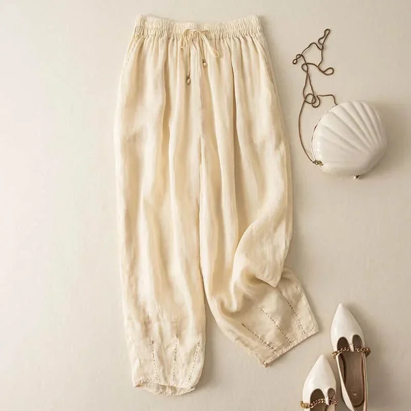 Fleurine Linen Pants