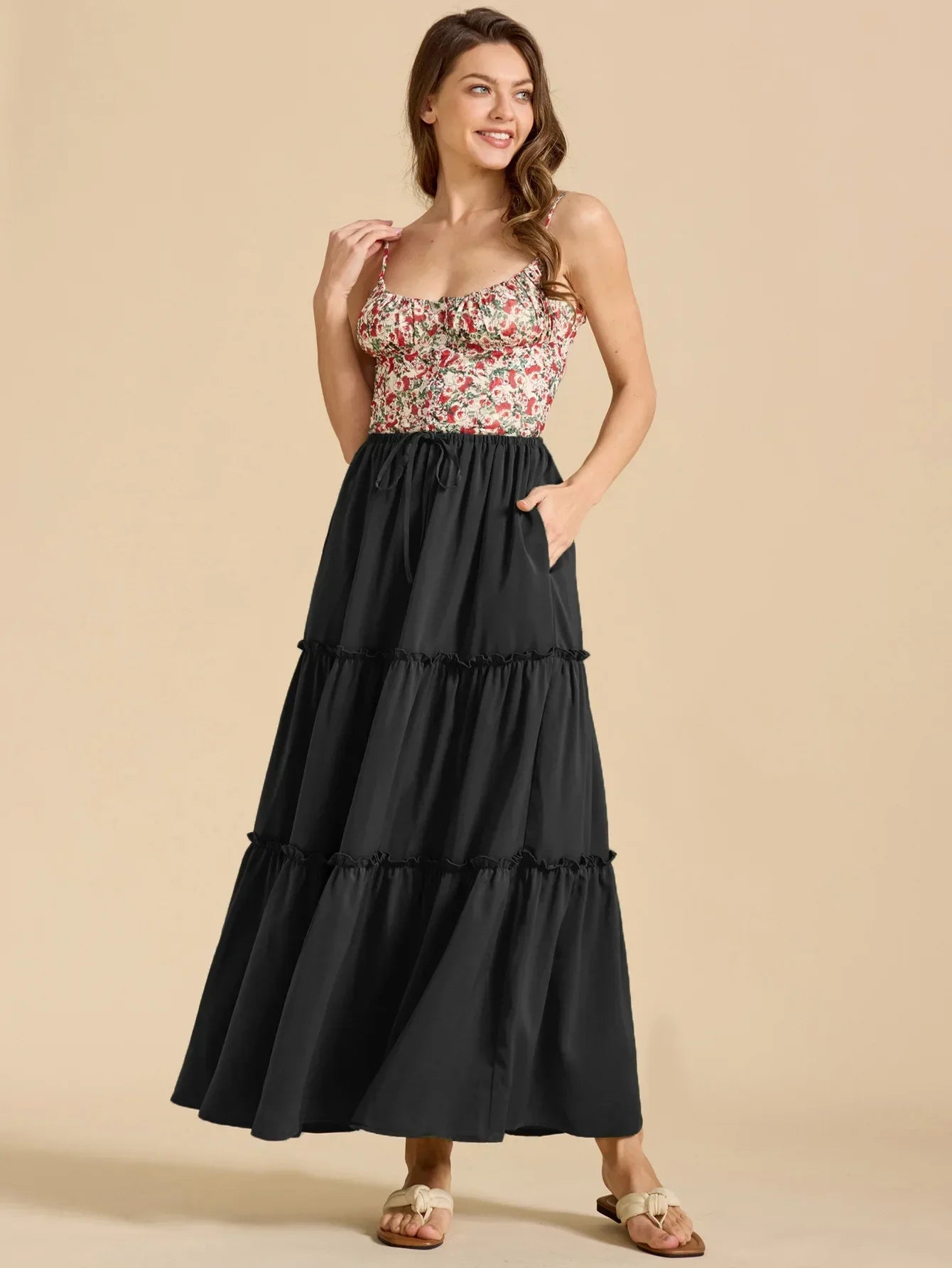 Lorette Meadow Maxi Skirt
