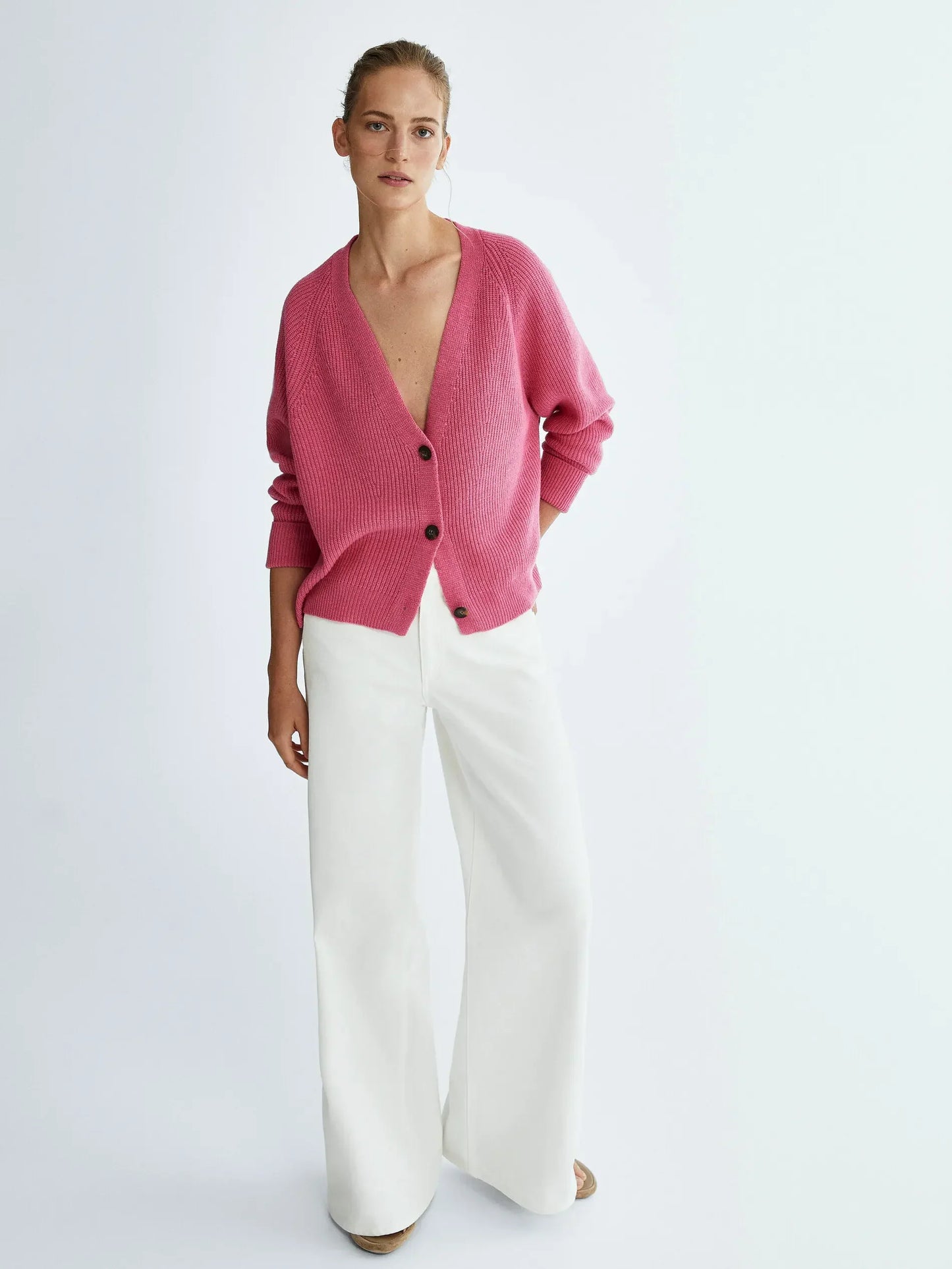 Lucia Pink Cardigan