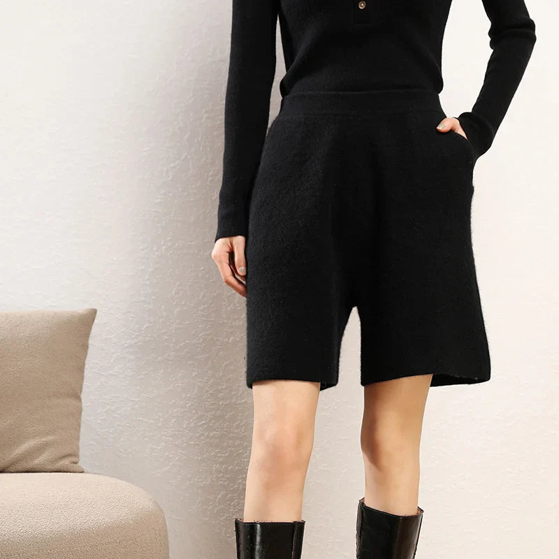 Hadleigh Cashmere Knit Shorts