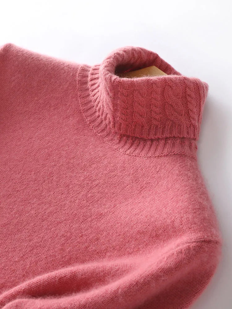 Valentina 100% Merino Turtleneck