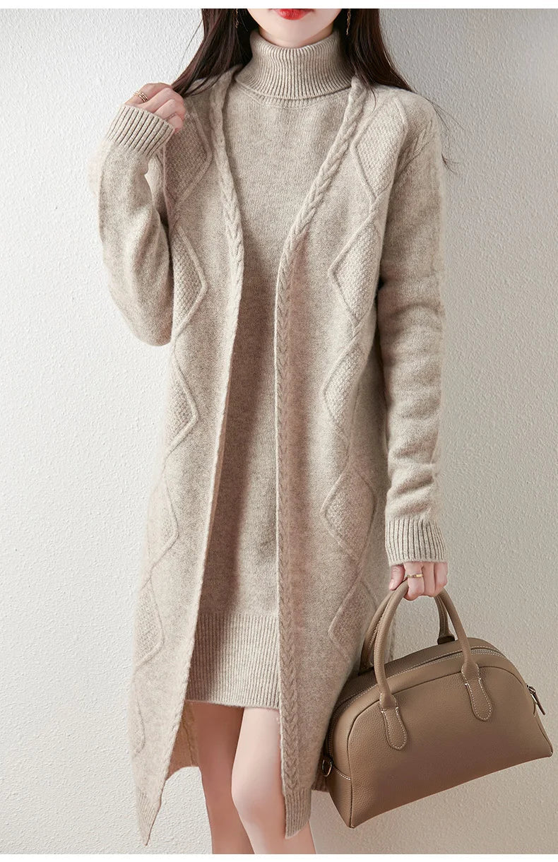 Copenhagen Cable-Knit Cardigan