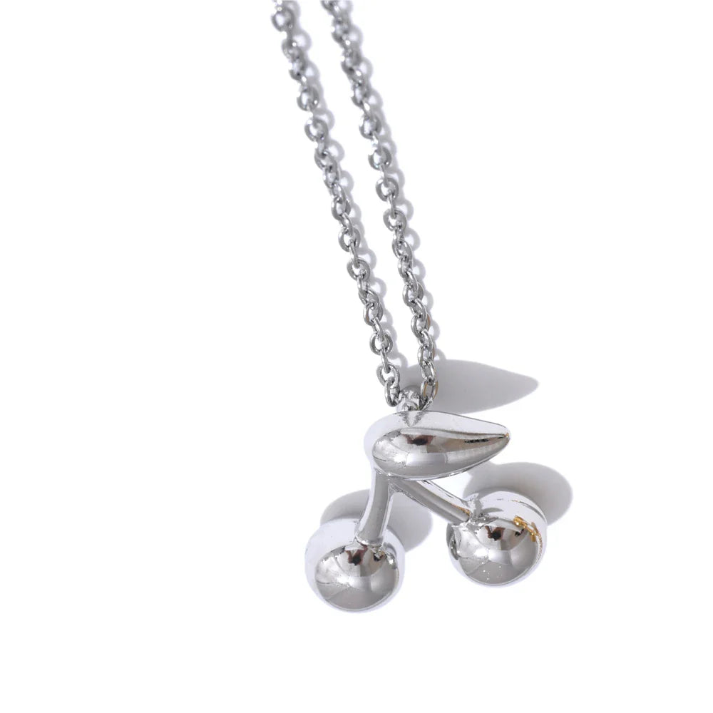 Miroir Cherry Pendant Necklace