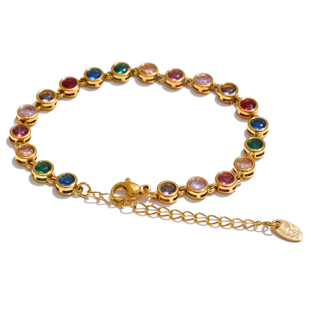 La Perla Di Luce 18k Gold Plated Gemstone Set