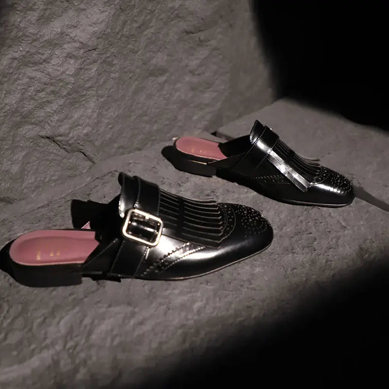 Winslow Fringe Leather Loafers