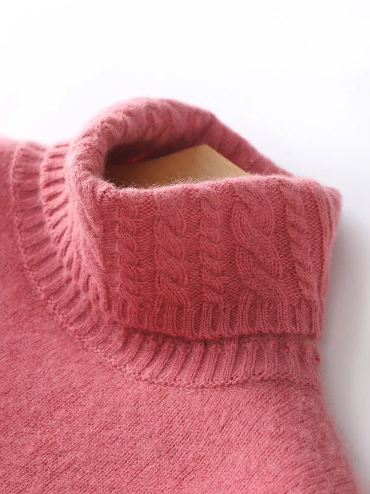 Valentina 100% Merino Turtleneck