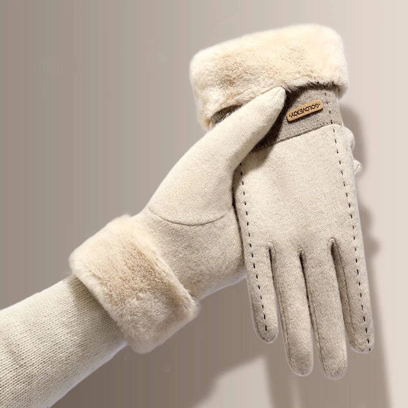 Plush Suede Touch Gloves