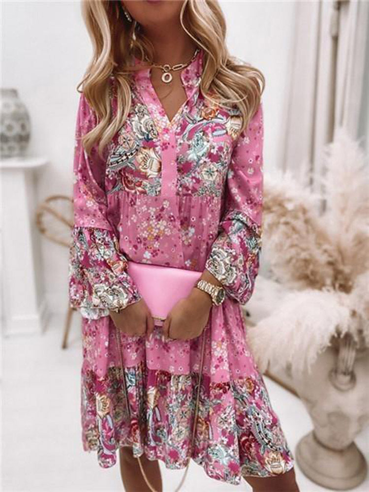 FallGrace - Elegant Autumn Dress