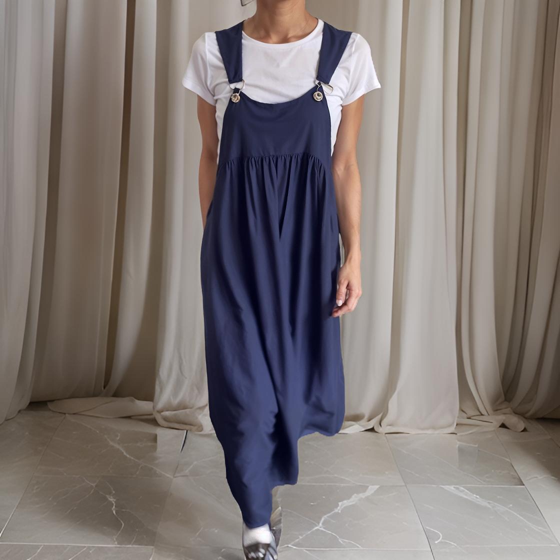 Mira - Casual Loose Fit Jumpsuit Dress