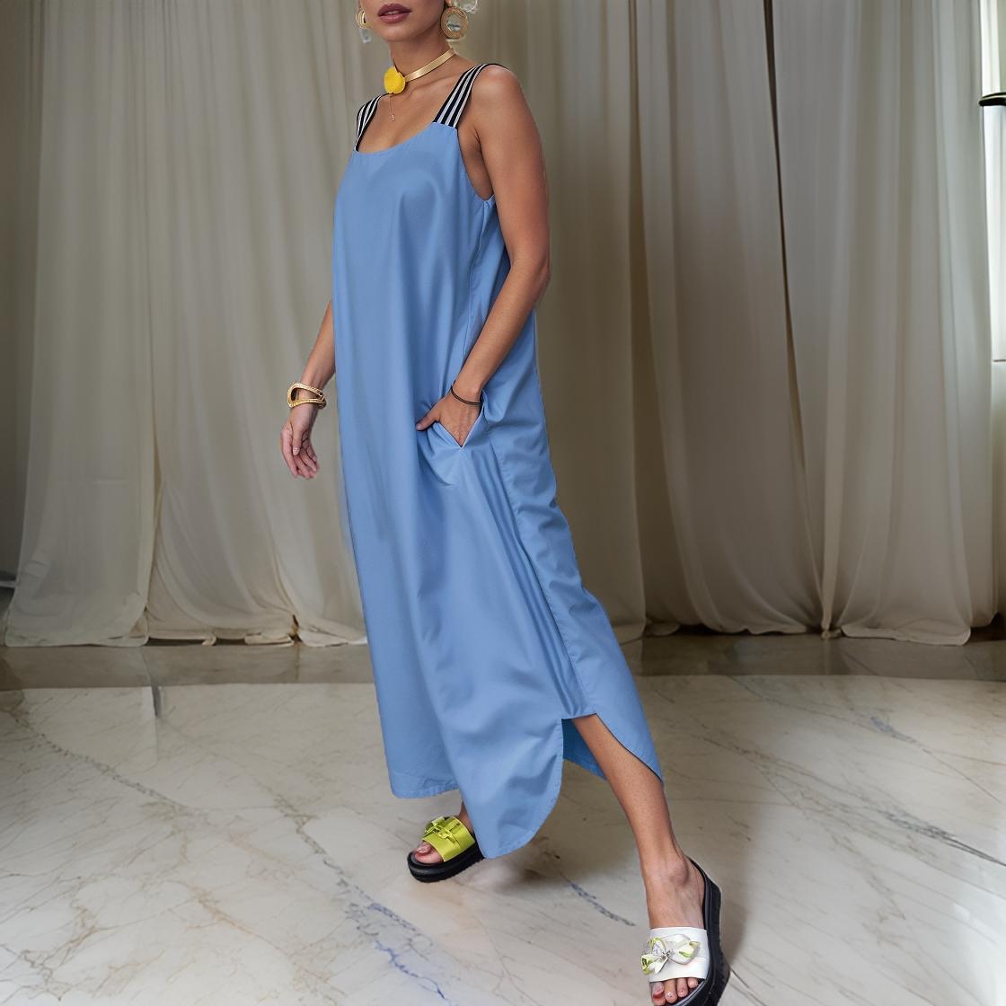 Joanna - Daily Long Dress Without Sleeves