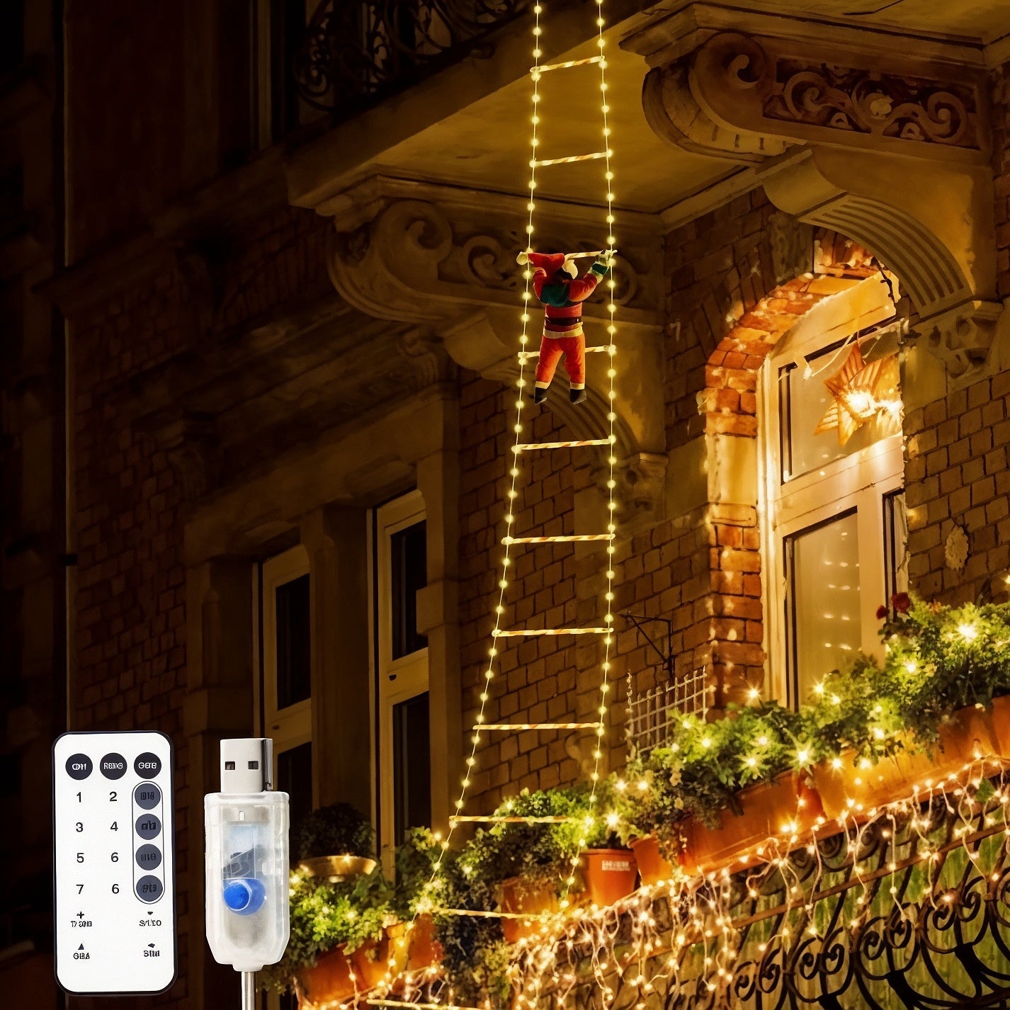 Lutin grimpant – crée une ambiance de Noël chaleureuse et festive à la maison