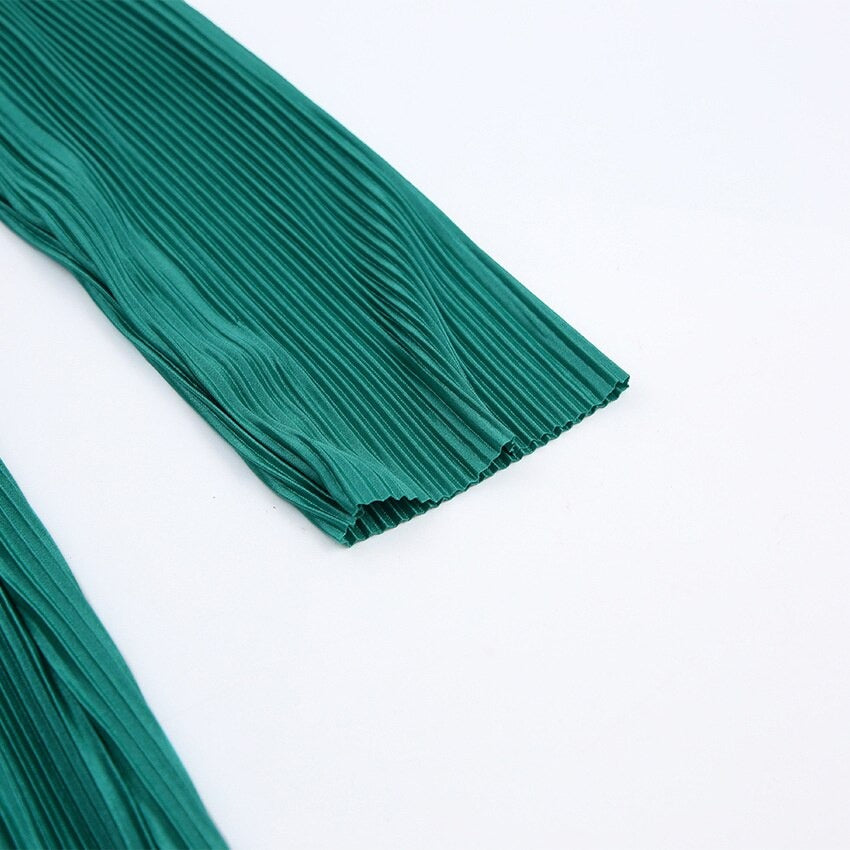 Stella - Pleated Midi Dress