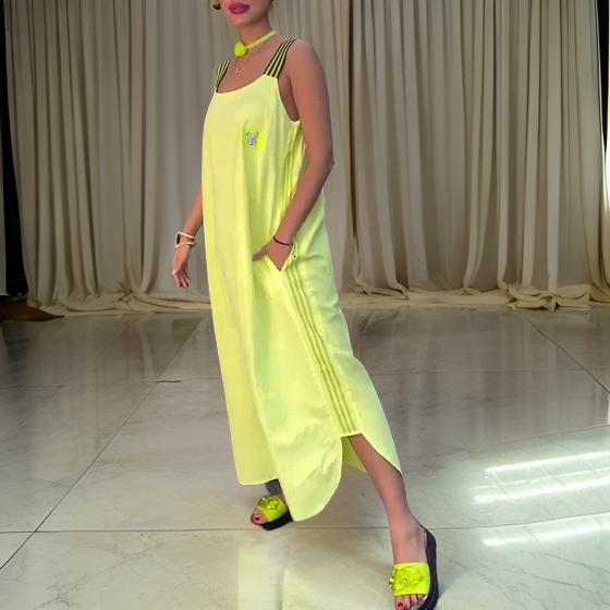 Joanna - Daily Long Dress Without Sleeves