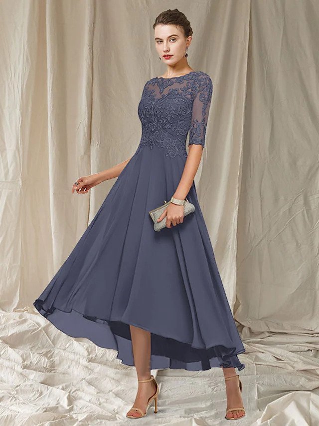 Celestia - Maxi festive dress with lace straps