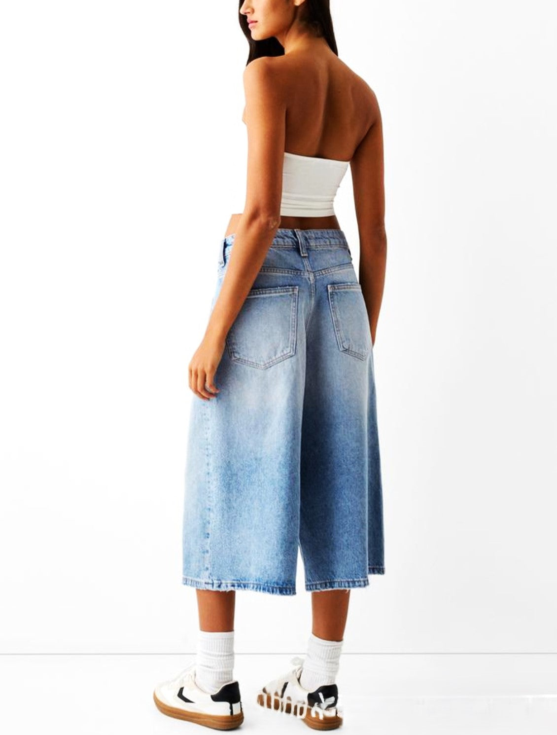 Devon Denim Bermuda shorts