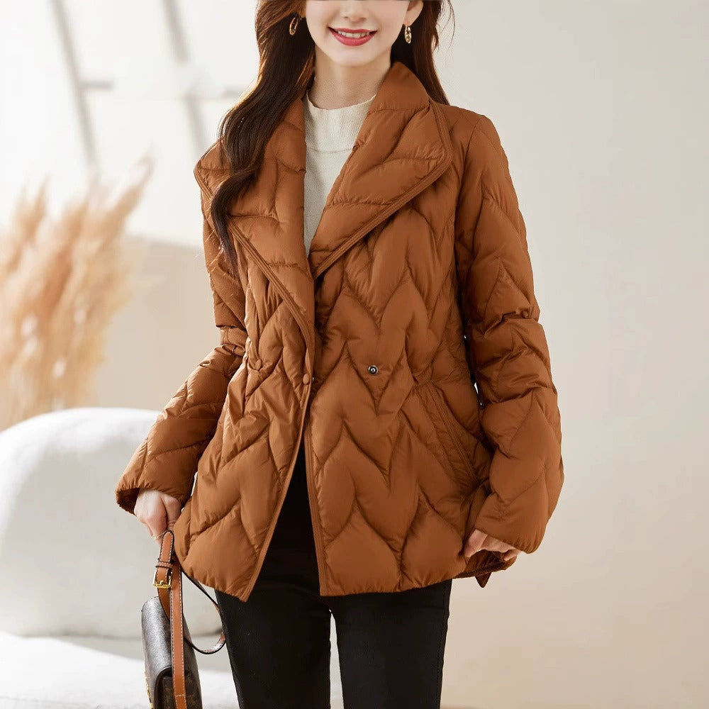 Marlow Quilted Wrap Coat