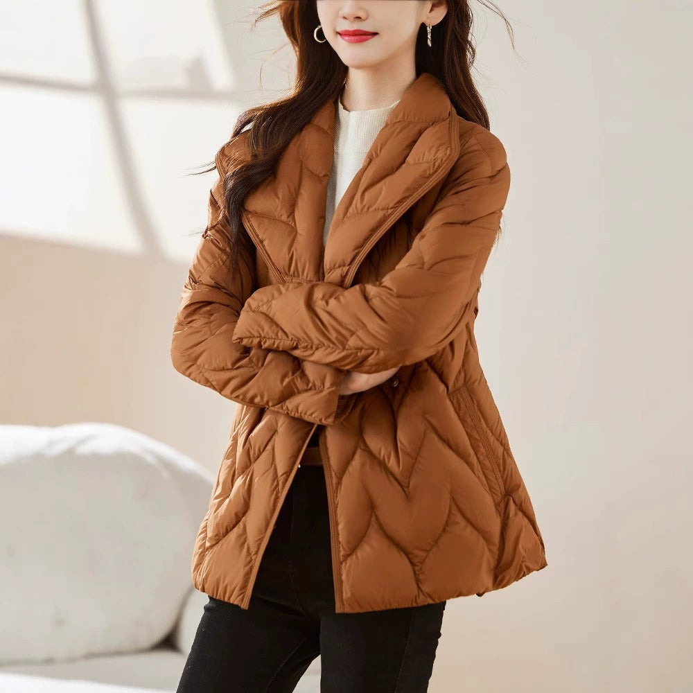 Marlow Quilted Wrap Coat
