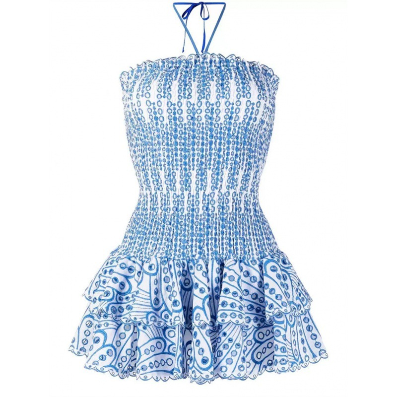 Dahlia Smocked Strapless Mini Dress