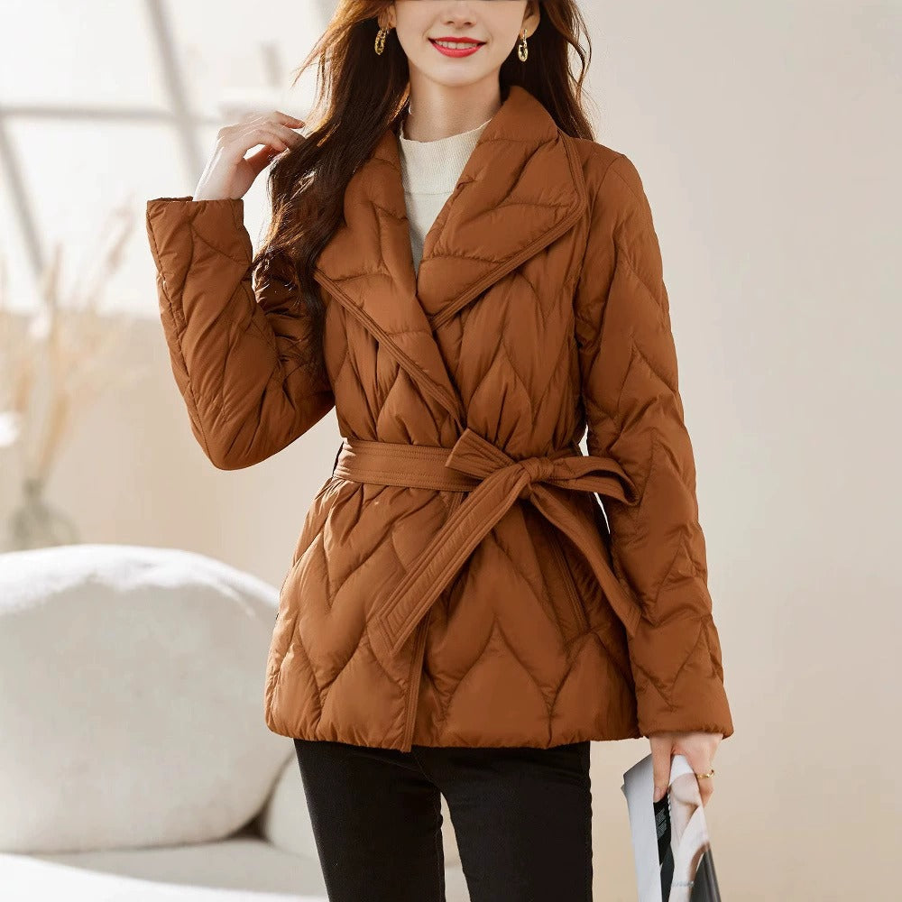 Marlow Quilted Wrap Coat